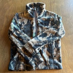 Camouflage Columbia fleece jacket